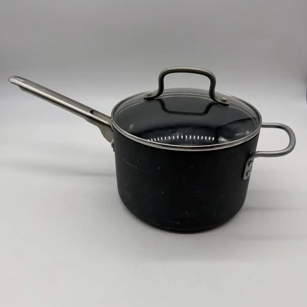 Calphalon 4 1/2-Qt Hard-Anodized Aluminum Stockpot #8704-1/2 w/Lid